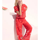 Palm Embroidered Pant