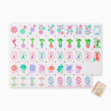 Pearlescent Mahjong Tile Set