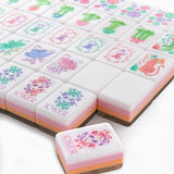 Pearlescent Mahjong Tile Set