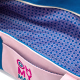 XL Oh My Mahjong Canvas Storage Bag Pink