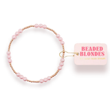 Pink ILY Pearl Bracelet