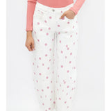 Polka Dot Barrel Jeans