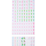 Poppy Debutante Mahjong Tile Set