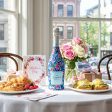 Preppy Roses Bottle Wrap