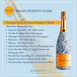 Preppy Springtime Champagne Wrap