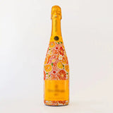 Preppy Watercolor Orange Champagne Wrap