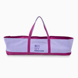 XL Oh My Mahjong Canvas Storage Bag Purple