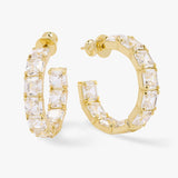 The Queens 1” Hoop Earrings
