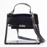 The Susan Black Clear Handbag