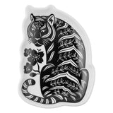 Tiger Boho B&W Shaped Trinket Tray