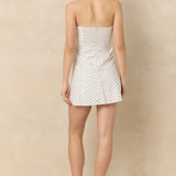 Twist Front Polka Dot Dress