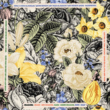 Vintage Floral Mahjong Mat