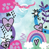 Lucky Charms Watercolor Whimsy Mahjong Mat