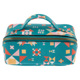 Quilt Blocks Mini Zip Cosmetic Bag