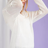 OPEN KNIT SWEATER