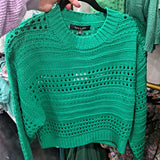 EMERALD CHUNKY SWEATER