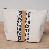 Leopard Stripe Shore Cosmetic Bag