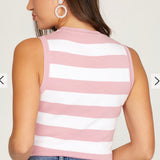 SOFT KNIT SLEEVELESS CROP
