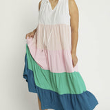 Colorblock Maxi Dress