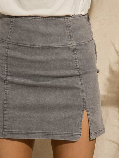 CHARCOAL SKIRT