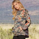 Camo Embroidered Hoodie