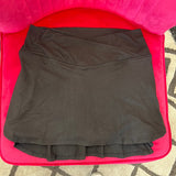 Black Butter Yoga V Shaped Waistband Skort