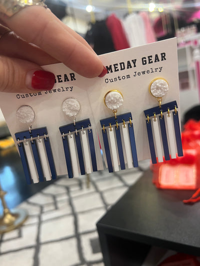 Drusy Bar Earrings