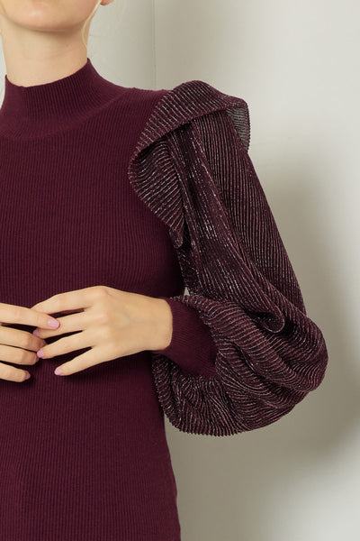 PARTY SLEEVE SWEATER