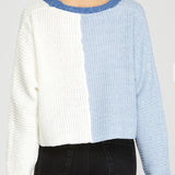 COLOR BLOCKED SWEATER