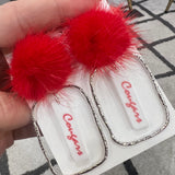 Cougar Puff Earring