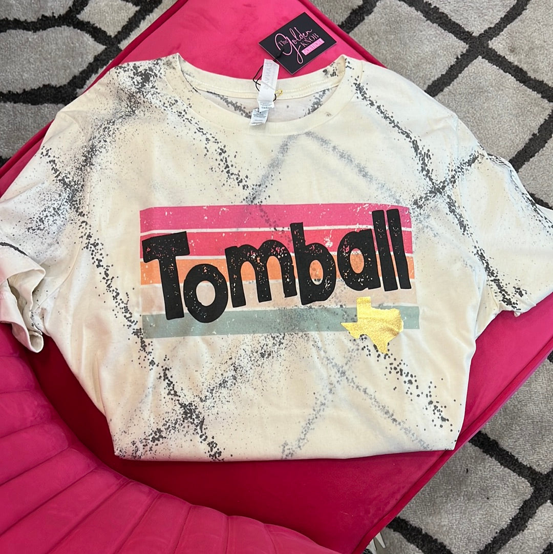 TOMBALL GOLD FOIL TEE